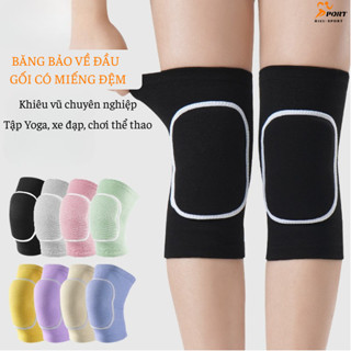   1 Đôi  Đai Bảo Vệ Đầu Gối Có Miếng Đệm Dày,Tập Gym,Thể Dục Chạy Bộ,Yoga Thể Thao Hạn Chế Chấn Thương Lên Khớp Gối 
