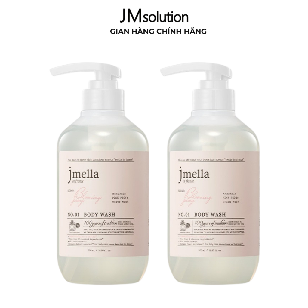 SỮA TẮM JMELLA NƯỚC HOA HÀN QUỐC NO.01 – BLOOMING PEONY 500ml/1000ml
