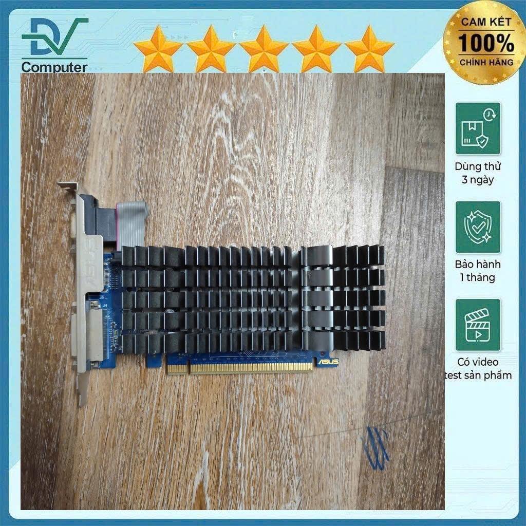 Card màn hình ASUS GT 710 1GB,2GB GDDR5 bo lùn lắp cho cây đồng bộ