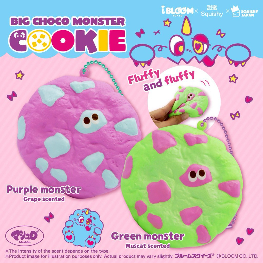 Squishy Big Choco Monster Cookie Ibooom ( Còn Đầy Đủ )