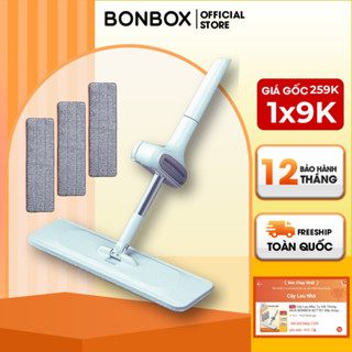 Cây Lau Nhà Tự Vắt Thông Minh BONBOX BCT701 Đầu Xoay 360 Độ Linh Hoạt, Chổi Lau Nhà Tự Vắt Lau Sạch Mọi Góc - Chính Hãng