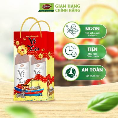 Nước Mắm Cao Cấp Vị Xưa BARONA 500ml (Tặng hộp xuân)