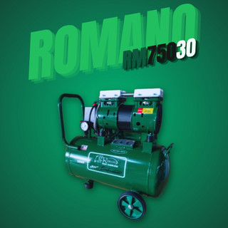 Máy nén khí không dầu romano rm750/30 dung tích bình 30l công suất 840w