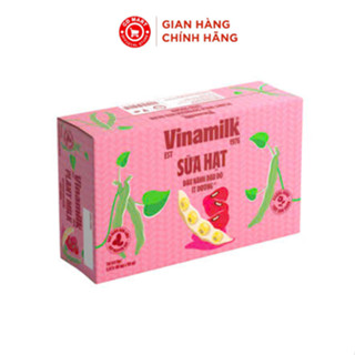  Thùng 48 hộp sữa  Vinamilk đậu nành đậu đỏ 180ml 