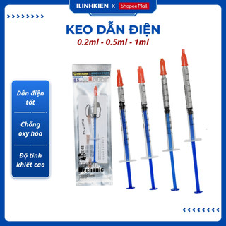  Keo dẫn điện dán hàn mạch bạc 0.5ml 0.2ml 1ml hàn dán mạch điện chính hãng ilinhkien 