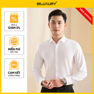 Áo Sơ Mi Dài Tay Knit Nhật 7SMDB302TRK/7SMDB303TRK Biluxury Chống Nhăn, Chống Tia Cực Tím, Kháng Khuẩn