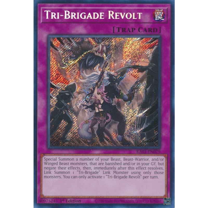 [ Bài Yugioh Chính Hãng ] Tri-Brigade Revolt (Secret Rare) - 25th Anniversary Rarity Collection (RA0