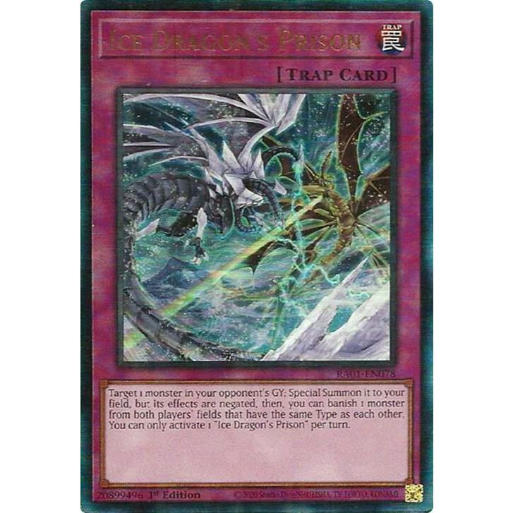 [ Bài Yugioh Chính Hãng ] Ice Dragon's Prison (PUR) - 25th Anniversary Rarity Collection (RA01)