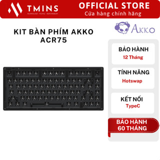 Kit Bàn phím cơ AKKO ACR75 Black - Hàng Chính hãng