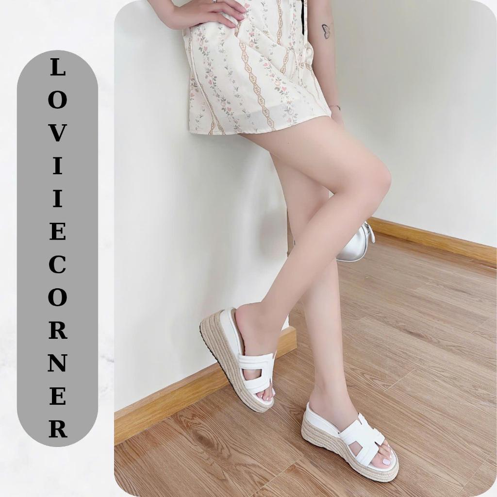 LOVIIECORNER - XUỒNG CÓI QUAI NGANG BẢNG TO MŨI TRÒN CAO 7 PHÂN - D250709 - D251016 - QA2601