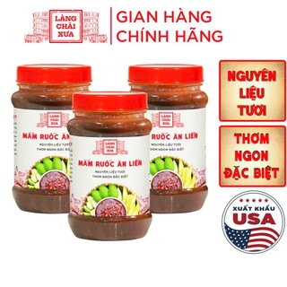  3 hủ 260g Mắm ruốc ăn liền  ăn thấy me tươi có hột chua chua rất ngon  nguyên liệu tươi thơm ngon đặc biệt Làng Chài Xưa 