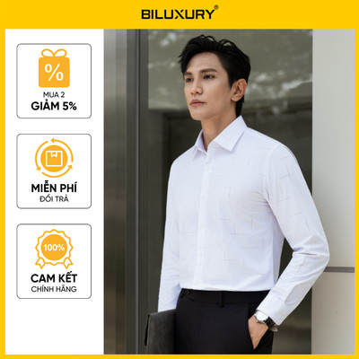 Áo Sơ Mi Nam Dài Tay 9SMDH540TRK Biluxury Chống Nhăn Chống Tia Cực Tím Kháng Khuẩn