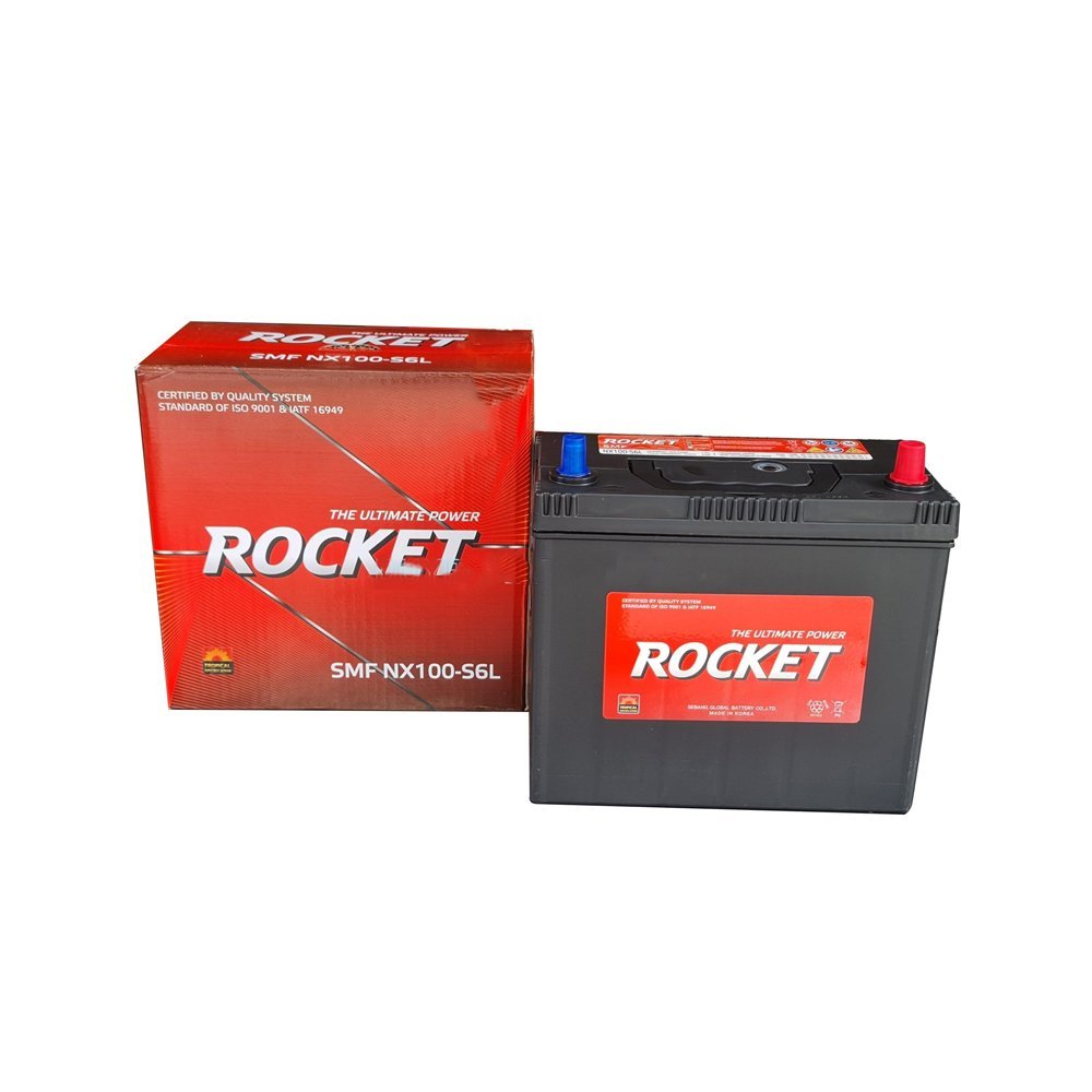 BÌnh Ắc Quy 12V-45Ah, Ắc Quy ROCKET SMF NX100-S6L/LS