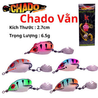  Nhái hơi CHADO VẰN H1 mini chuyên câu lure cá lóc trị cá bể mồi  băt cá bú bình 
