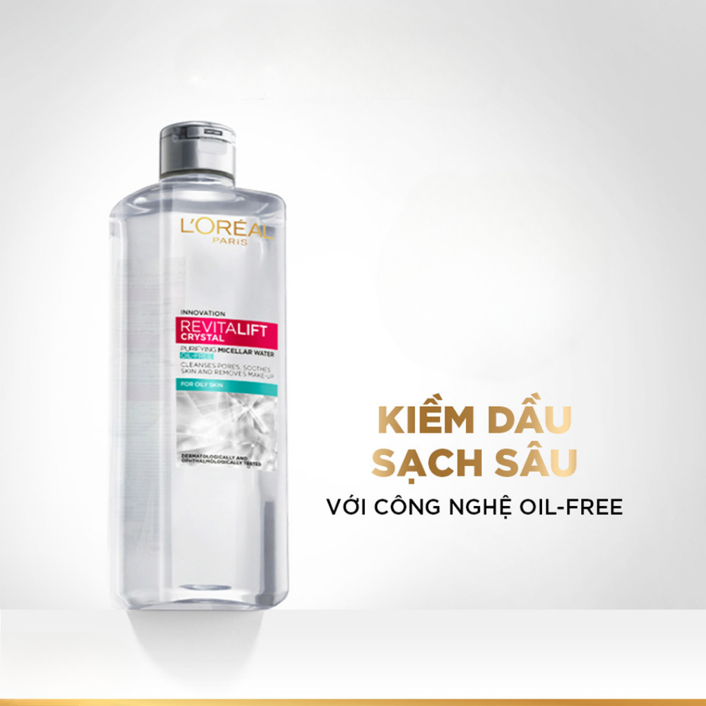 [DAILY] [Mini] Combo 4 Nước Tẩy Trang L'Oreal Làm Sạch Sâu Cho Da Dầu 95ml Revitalift Crystal Micellar Water Hasaki | BigBuy360 - bigbuy360.vn