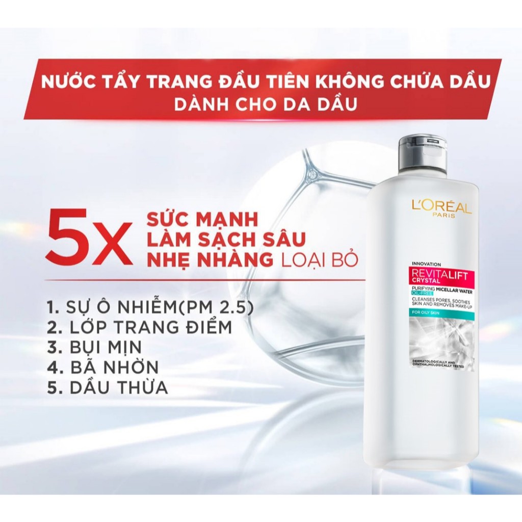 [DAILY] Nước Tẩy Trang L'oreal Dành Cho Da Dầu, Da Nhạy Cảm, Làm Sạch Trang Điểm 400ml Hasaki | BigBuy360 - bigbuy360.vn