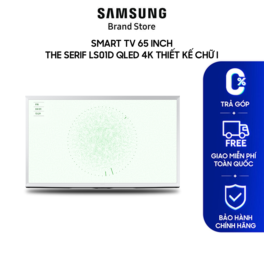 [MIỄN PHÍ VẬN CHUYỂN] Smart TV Samsung 65 Inch The Serif LS01D QLED 4K Thiết Kế Chữ I QA65LS01DAKXXV