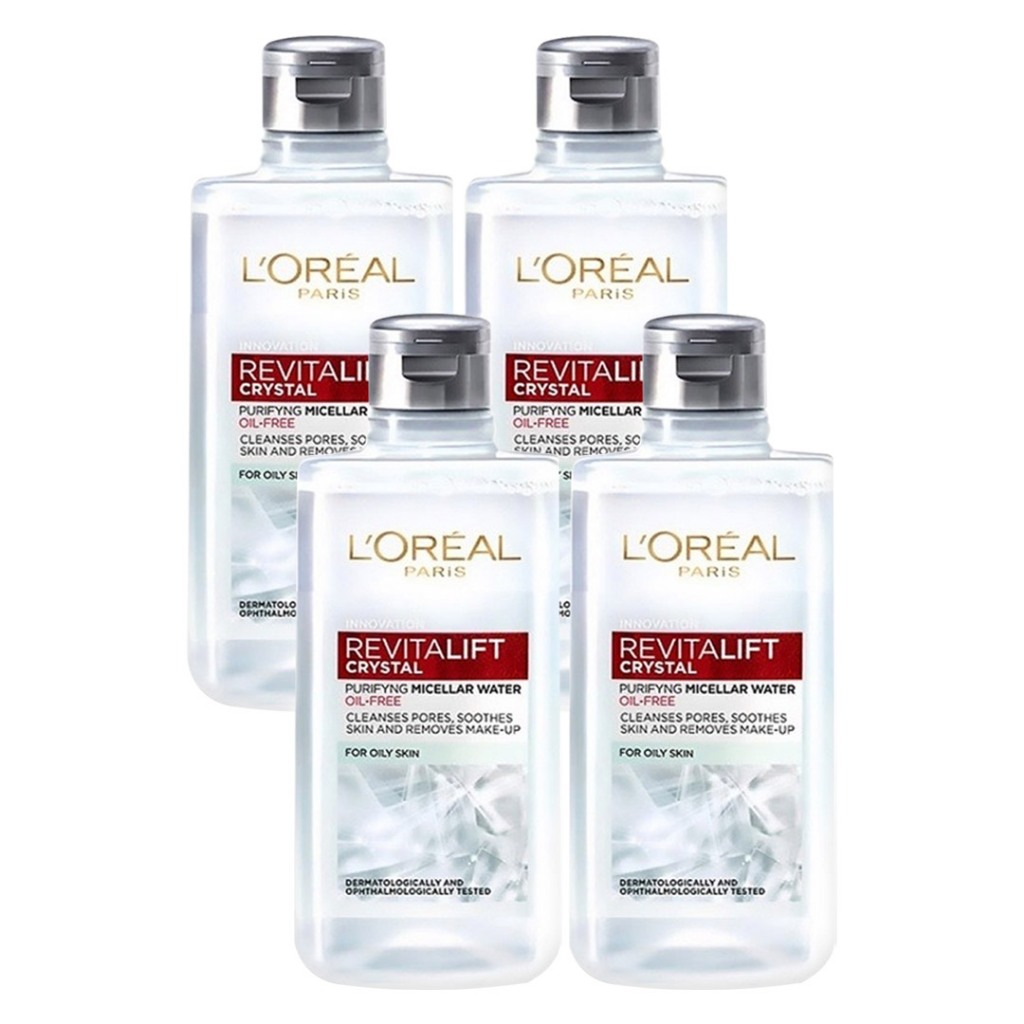 [DAILY] [Mini] Combo 4 Nước Tẩy Trang L'Oreal Làm Sạch Sâu Cho Da Dầu 95ml Revitalift Crystal Micellar Water Hasaki | BigBuy360 - bigbuy360.vn