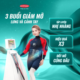 03 BUỔI tập giảm mỡ vùng lưng và cánh tay HYPOXI tại California Fitness & Yoga