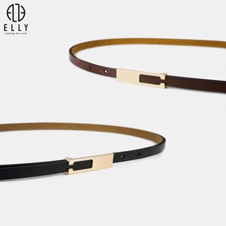 [Deal sang chảnh]  Dây lưng nữ cao cấp da thật ELLY – ED21