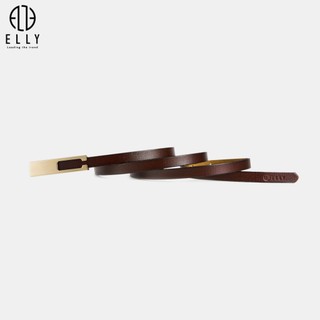 [Deal sang chảnh]  Dây lưng nữ cao cấp da thật ELLY – ED21