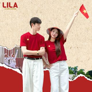 [HOẢ TỐC HN] Áo thun yêu nước unisex in hình Việt Nam chất liệu cotton co giãn, áo phông nam nữ - Đồ đôi LiLa