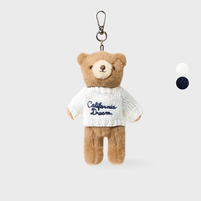 Móc Khóa WHO.A.U Steve Fluffy Bear Keyring_WHAWF4921A
