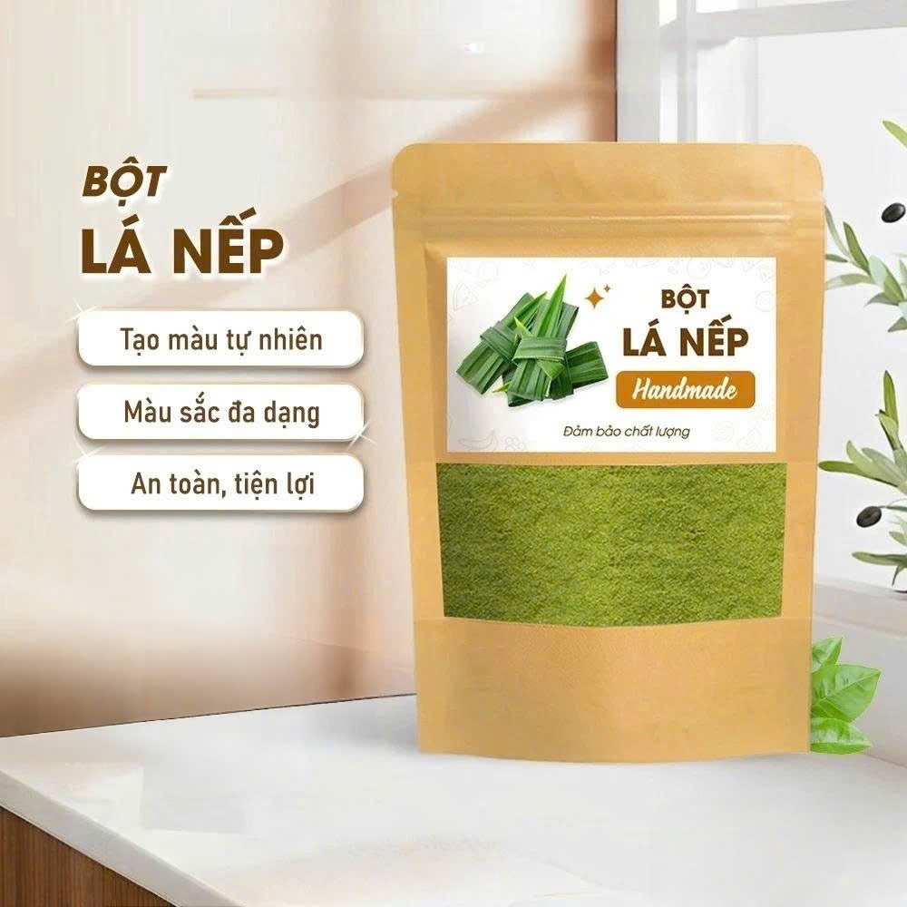 Bột Lá Dứa(Lá Nếp) Thơm Tự Nhiên Nguyên Chất (Pandan leaf powder)