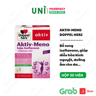   Chính hãng  Doppelherz Aktiv-Meno Viên uống mầm đậu nành cân bằng nội tiết tố nữ nhập khẩu đức   Hộp 30 viên   