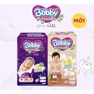  Tã Bỉm Quần BOBBY ORGANIC Cao Cấp Siêu Mềm Khô Thoáng Cho Bé Size M L XL XXL XXXL... 