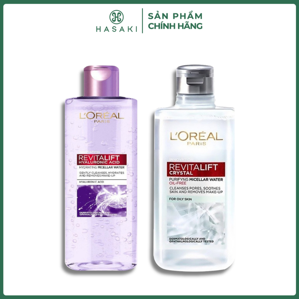 [Mini] Nước Tẩy Trang L'Oreal Làm Sạch Sâu Cho Da Dầu Dưỡng Ẩm Căng Mịn Da 95ml Hasaki Sản Phẩm Chính Hãng | BigBuy360 - bigbuy360.vn