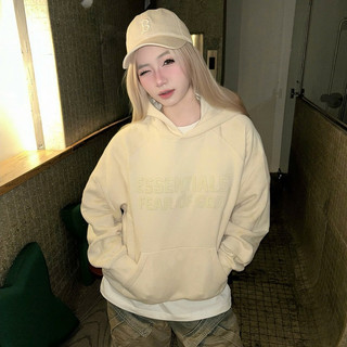  chính hãng Áo Nỉ có nón Hoodie Fear Of God Essentials CHEST LOGO FW23 - authentic 100% 