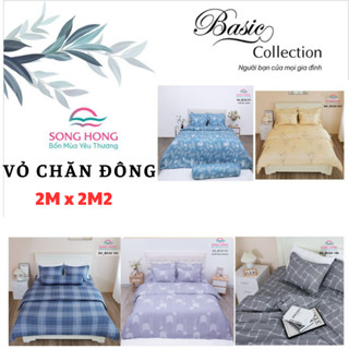  🛏️ VỎ CHĂN ĐÔNG SÔNG HỒNG – KÍCH THƯỚC 2M X 2M2– COTTON CAO CẤP – HÀNG CHÍNH HÃNG 🛏️ 