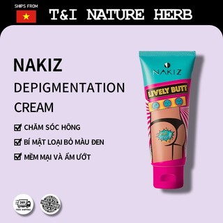  NAKIZ Kem Dưỡng Sáng Da 100g - Giúp Cải Thiện Vùng Da Tối Màu Ở Nách Cổ & Khuỷu Tay  Dễ Thẩm Thấu 