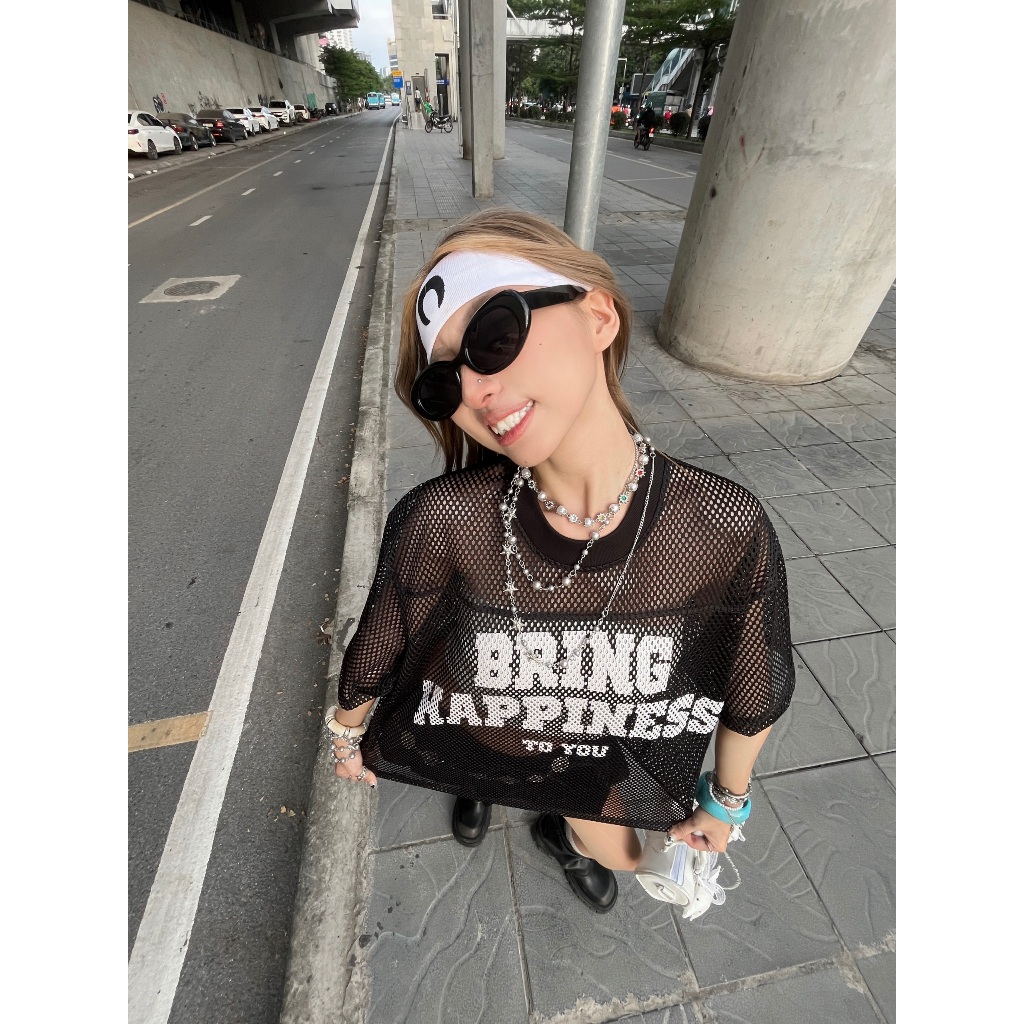 Áo Thun Lưới Jersey Xuyên Thấu 2 Màu - Brand TSUN Chính Hãng - Big Mesh Jersey - Unisex | BigBuy360 - bigbuy360.vn