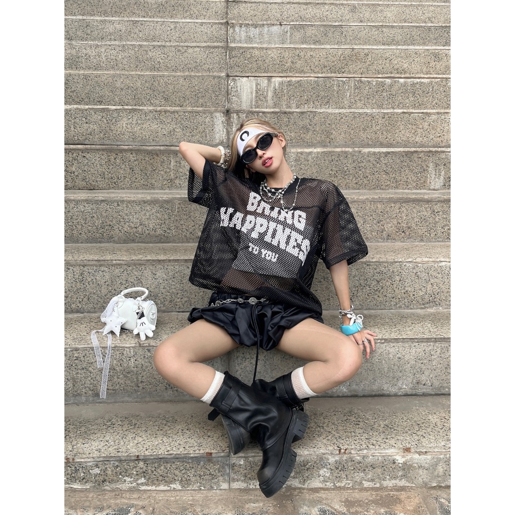 Áo Thun Lưới Jersey Xuyên Thấu 2 Màu - Brand TSUN Chính Hãng - Big Mesh Jersey - Unisex | BigBuy360 - bigbuy360.vn