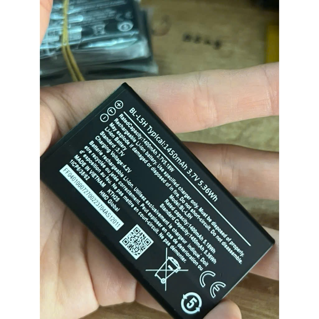 Pin điện thoại Hammer BL L5H dùng cho máy Nokia 105 4G /105 Pro /110 Pro /150 2023 hàng chính hãng
