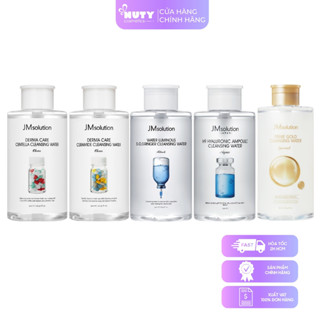 Nước Tẩy Trang JMsolution Water Luminous SOS Ringer Cleansing Water Black & H9 Hyaluronic Ampoule (500ml, 850ml)
