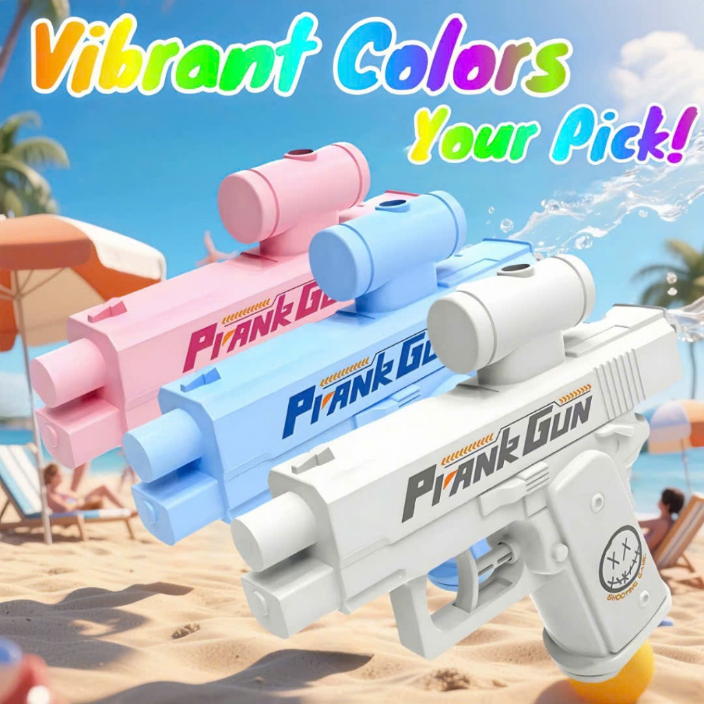 Súng phun nước hai chiều Prank Gun, đồ chơi mùa hè vui nhộn giảm stress