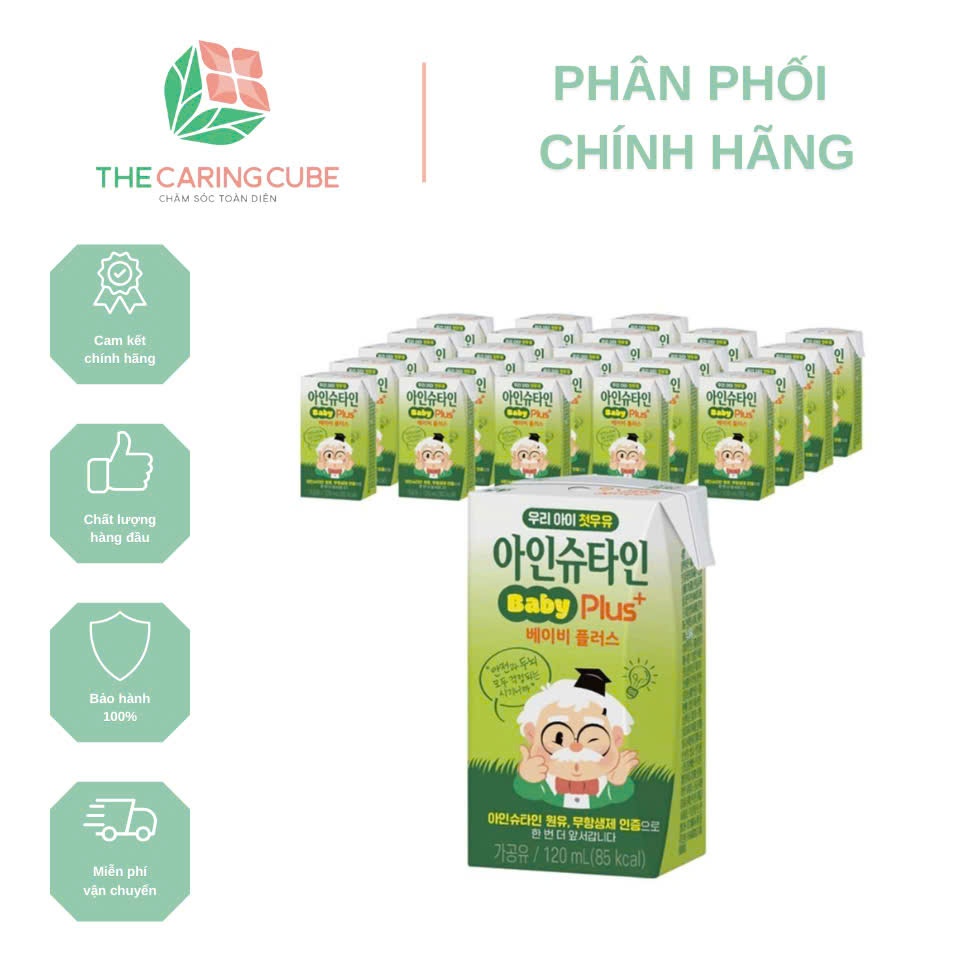 Sữa tươi Einstein baby plus không kháng sinh_The Caring Cube