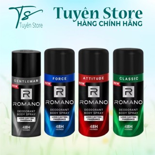  Xịt Toàn Thân Cao Cấp ROMANO Hương Nước Hoa Chai 150ml 