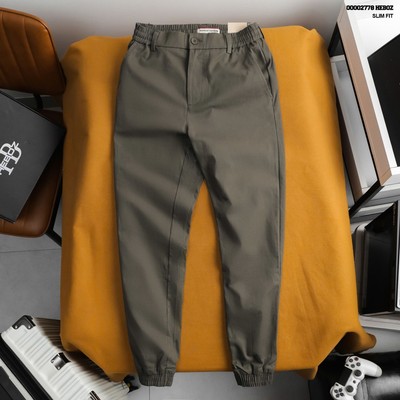 Quần jogger nam Heboz kaki 3M, quần dài nam lưng co giãn basic - 00002778