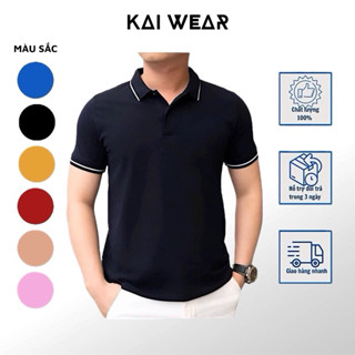 POLO PHỐI VIỀN - Áo thun nam nữ cổ bẻ phối viền, chất liệu vải cotton cao cấp co giãn 4 chiều. Mẫu áo hot