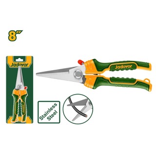  Kéo cắt đa năng Jadever JDSX8601 Kéo cắt dây điện tấm sắt nhôm mỏng <0,5mm có lò xo trợ lực 