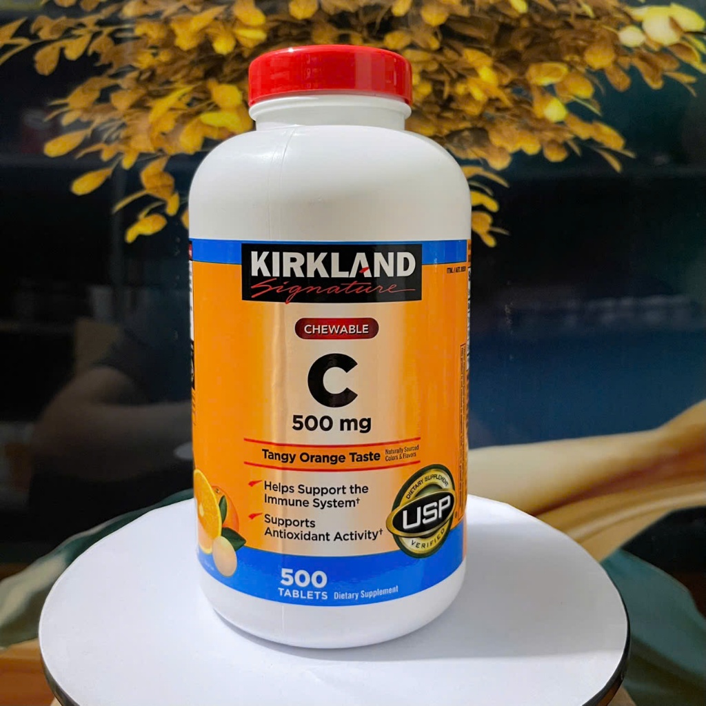 Viên Viên nhai Vitamin C Kirkland Signature 500mg BeautiMax