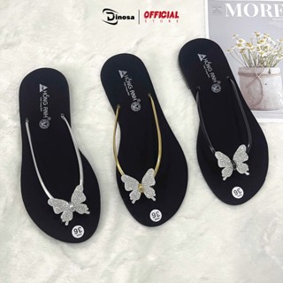  Dép kẹp nữ nơ đính đá,dép xỏ ngón dây mảnh thời trang 3 màu đen,bạc,vàng đủ size. 