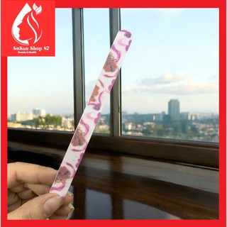 [5 cái] Giấy dũa móng tay hoa văn cao cấp [giao màu ngẫu nhiên]