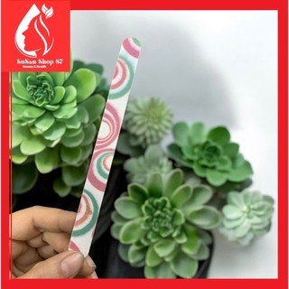[5 cái] Giấy dũa móng tay hoa văn cao cấp [giao màu ngẫu nhiên]