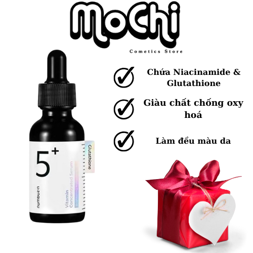 [CHÍNH HÃNG] Serum Numbuzin no 5 Sáng Da Mờ Thâm Nám Numbuzin No.5 Vitamin Concentrated - Serum Dưỡn