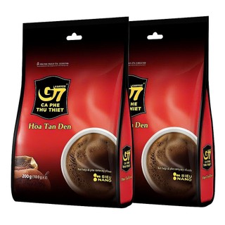   2 Bịch  Cà phê G7 hòa tan đen - Bịch 100 Gói 